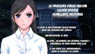 Virgin Teacher Megumi_Nighttime Humiliating Reverse Lesson
